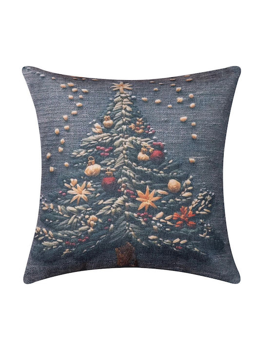 Silk Fashion Christmas Decorative Square Pillow...