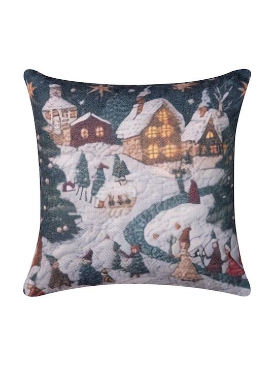 Silk Fashion Christmas Decorative Square Pillow...