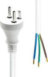 Καλώδιο Τροφοδοσίας Proxtend Proxtend Power Cord Denmark To Open End 2m White