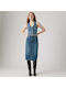 Denim Hoch tailliert Rock Blau