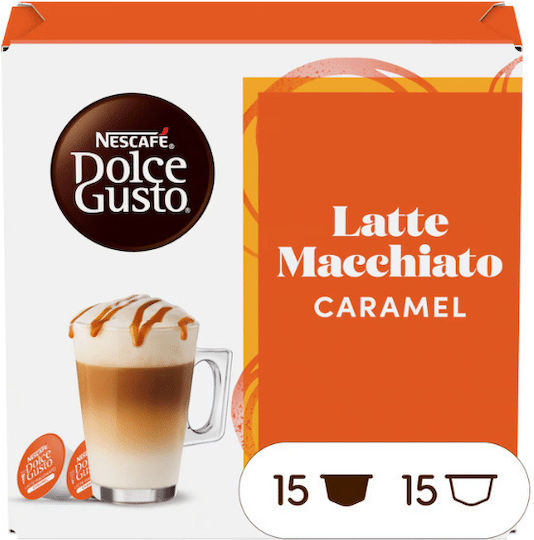 Nescafe Latte Macchiato Caramel Xl 30 Τμχ Dolce Gusto