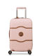 Delsey Chatelet Air 2.0 Cabin Suitcase Light Pink with 4 Wheels Height 55cm