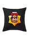 Brawl Stars Ruffs Sofa Pillow Black 100% Cotton Filling Included 50x50cm