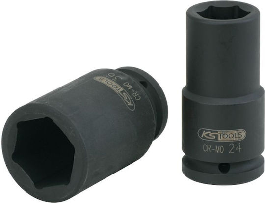 Ks Tools Καρυδάκι Μακρύ με Καρέ Υποδοχής 3/4" Διάμετρος 19mm