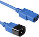 Microconnect IEC C14 - IEC C13 Cable 1.8m Blue (PE1413B18)