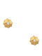 Polytimo Earrings made of Gold 14K with Stones