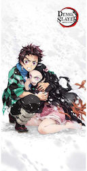 Demon Slayer Kimetsu No Yaiba Детска Кърпа За Плаж Версия 3 140 X 70 См