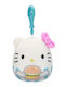 Jazwares Squishmallows Food Truck Treats Plush Keychain Hello Kitty 9 cm