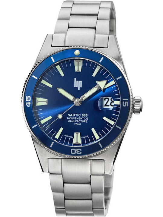 Lip Watches Men's Watch Automatic with Silver M...