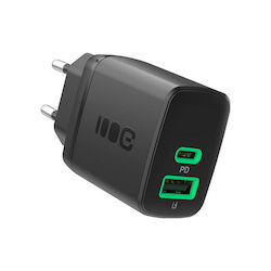 Green Cell Wireless Charger with USB-A and USB-...