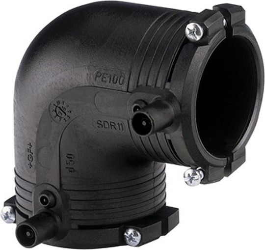 90° Electro-Fusion Elbow D40 PE100 SDR11 PN10 Gas/PN16 Water