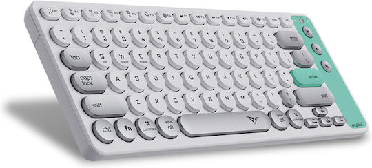 Alcatroz Airdock 2 Kabellos Bluetooth Nur Tastatur Internationales Englisch Winter White