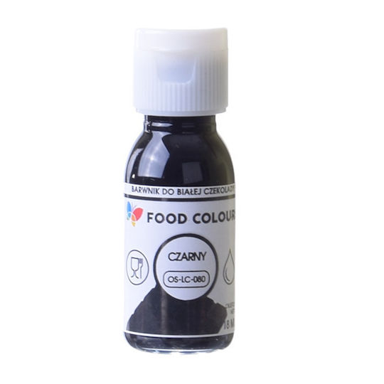 Food Colours Lebensmittelfarbe Schwarz 1Stück 18ml