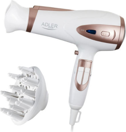 Adler Сешоар За Коса Ad 2248w 2400w Бял Ad 2248w