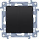 Kontakt-Simon Double Network Socket Mechanism RJ45 in Black Color CYJ800