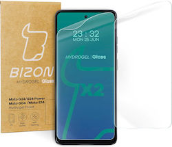 Bizon Glass Hydrogel Front Hydrogel Film Compatible with Lenovo Moto G04 G24 G24 Power e14 2 Pieces