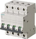 Автоматичен Прекъсвач 3+n B 16a 6ka Ac 5sl6616-6