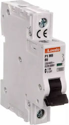 Lovato Electric Автоматичен Прекъсвач 6Спецификация Еднополюсен AC P1MB1PB06 Lovato Electric Автоматичен Прекъсвач 6Спецификация Еднополюсен AC P1MB1PB06