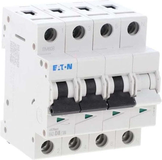 Automatischer Leistungsschalter 3p+n D 8a 15ka AC Faz-d8/3n 278993
