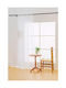 Cotton Market Curtain with Pencil Pleat White 200x250cm