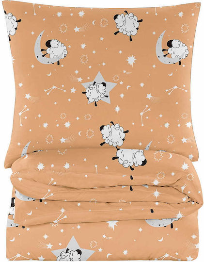 Cotton Market Bettbezug-Set Einzelbett mit Kissenbezug 155x220 Mehrfarbig