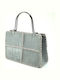 Leather Women's Bag Shoulder Gray
