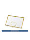 Rama Pentru Carduri De Masă Aurie 9.5x5.5cm 1 Pachet 10 Bucăți