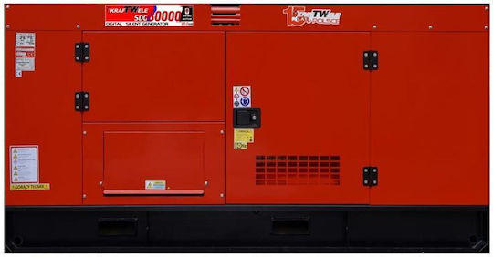 Kraftwele Trifazică Generatoare silențioase Generator Petrol cu Autostart și Putere Maximă 80kVA