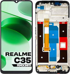 LCD Ersatzbildschirm Touch-Display Realme C35 RMX3511 Mit Rahmen