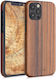 Kalibri Back Cover Wooden Brown (iPhone 12)