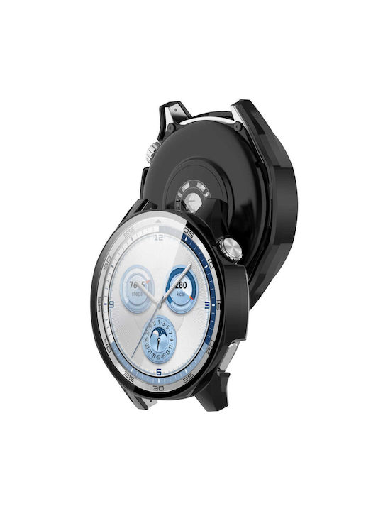 Bizon Case+Glass Tragbare Hülle Glas Huawei Watch GT 5 46 mm Schwarz Bizon Case+Glass Tragbare Hülle Glas Huawei Watch GT 5 46 mm Schwarz