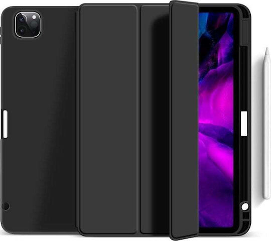 eSTUFF Flip Cover Δερμάτινη Μαύρη (iPad Pro 11 2024)