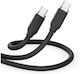 Alogic USB 2.0 Kabel USB-C männlich - USB-C 240W PD Schwarz 1m