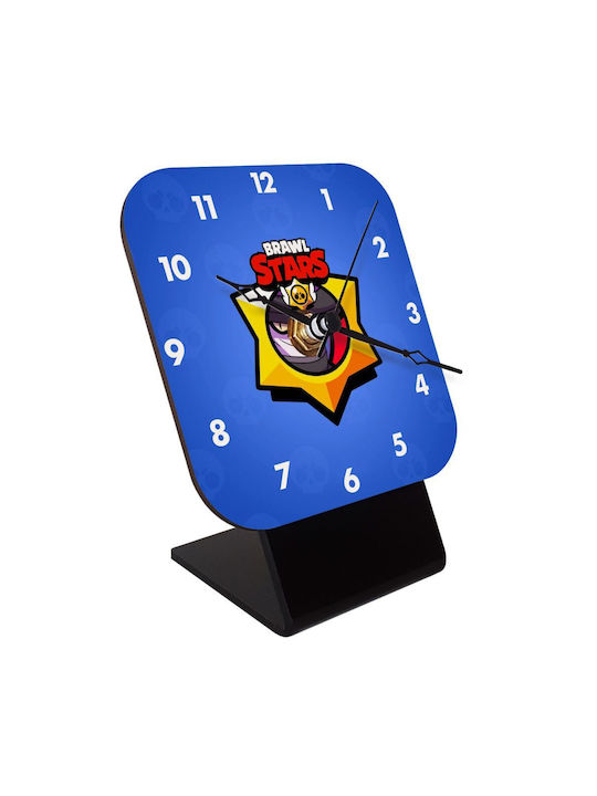 Koupakoupa Επιτραπέζιο Ρολόι Brawl Stars El Primo από Ξύλο