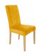 Ubieramy Meble Elastic Cover for Chair Mustard Velvet 1pcs