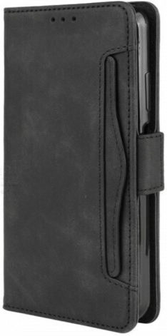 Brieftasche Leder Schwarz (OnePlus Nord N100)