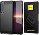 Spacecase Carbon Back Cover Μαύρο (Xperia 1 IV)