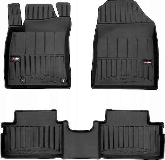 Car Mats Rubber Floor Mat Kia ProCeed 3 From 2018 3D Raised Sides Set