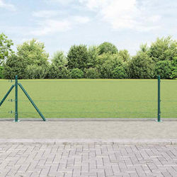 vidaXL Plasă de sârmă Module Verde 0.5x50m