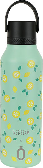 Runbott Μπουκάλι Θερμός Ανοξείδωτο BPA Free 600ml Πράσινο Μέντα