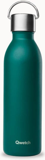 Qwetch Μπουκάλι Θερμός Ανοξείδωτο BPA Free 600ml Qwetch Πράσινο