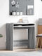 Computer Büro Holz Grey Sonoma 77.5x43x79cm
