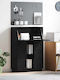 Schreibtisch Holz Schwarz 71.5x31.5x106.5cm