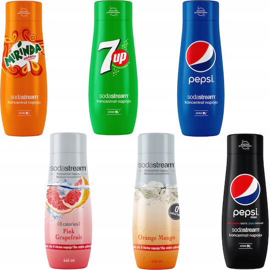 Sodastream Pepsi Σόδα με Ανθρακικό σε Κουτί 6x440ml