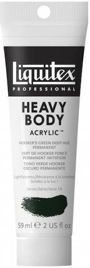 Liquitex Professional 59ml Heavy Body Acrylics 225 Hookers Green Deep Hue Series 1a