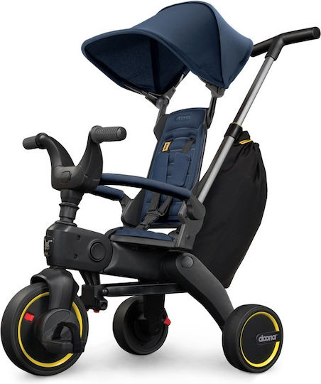 Doona Liki Trike S3 Πτυσσόμενο & Μετατρεπόμενο 4 σε 1 για 10 Μηνών Deep Blue