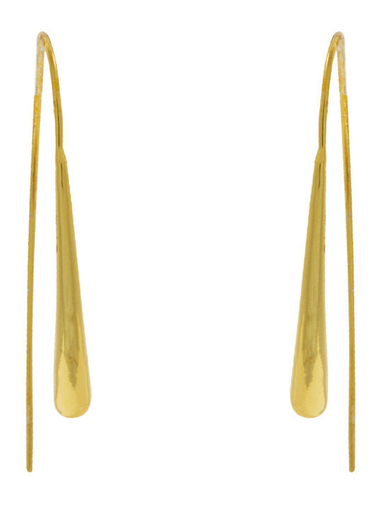 Bizoutaki Earrings made of Silver Gold Plated