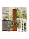 vidaXL Topf Metallisch Sk Rusty 32x140cm.