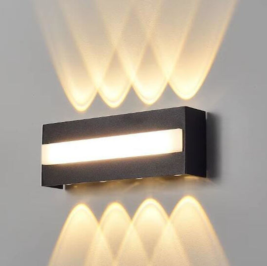 Home Lighting Стенно Външно Осветително Тяло Вградено LED 10W 3000K 17x4.7x8см Home Lighting Стенно Външно Осветително Тяло Вградено LED 10W 3000K 17x4.7x8см