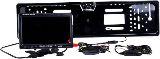 7" Display Rückfahrkamera Kabelloses Modul 170° Weitwinkelansicht